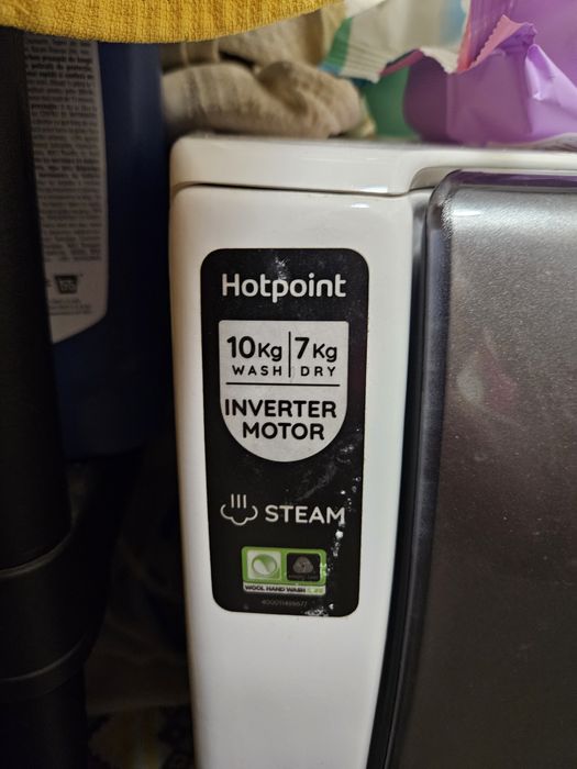 Пералня със сушилня Whirlpool AQD1072D697EU/BN (за ремонт или за части