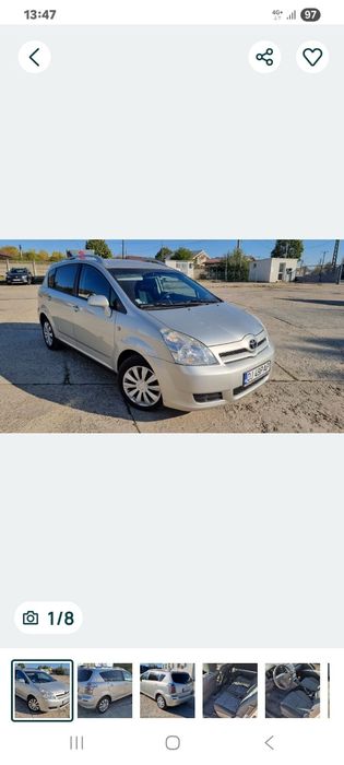 Vand toyota corola verso 2008