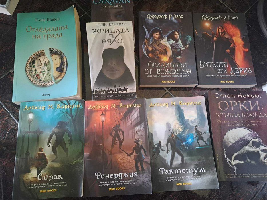 Книги - фентъзи, манга, книги на български и на английски
