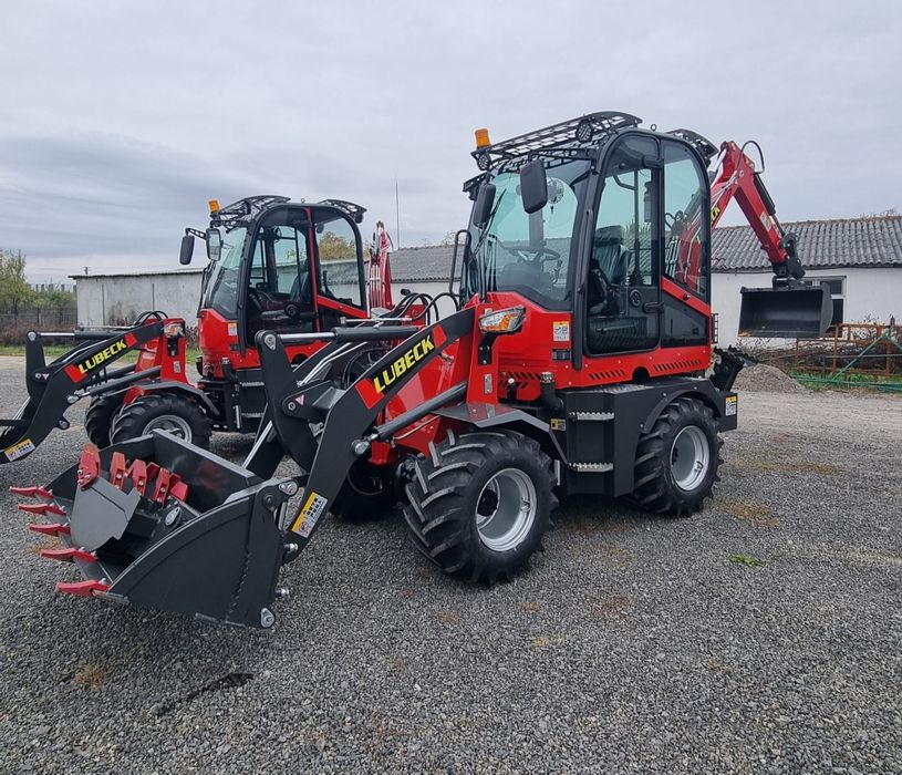 Buldoexcavator marca Lubeck model ALV 3.0 Garantie 2 ani NOU