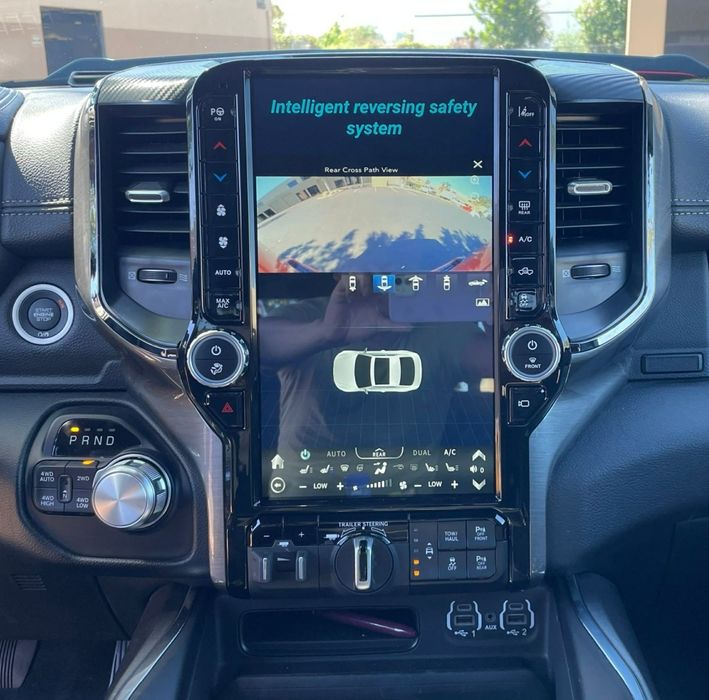 Нова  навигация за Dodge Ram 2019-2023  14 инча, камера.AHqpoug 14 - 8-2 GHZ CPU,6GB RAM. 64GB ROM. RDS. DSP, CARPLAY. ANDROID AUTO. 4G SIM
