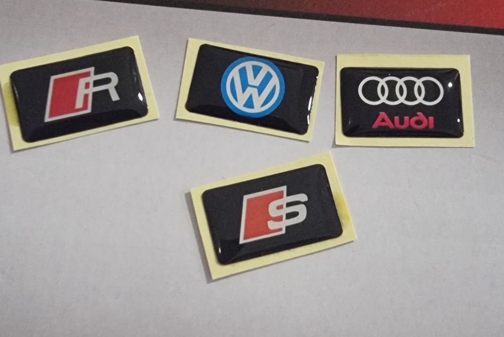Емблеми за ключ и стикери интериор Volkswagen,  Audi