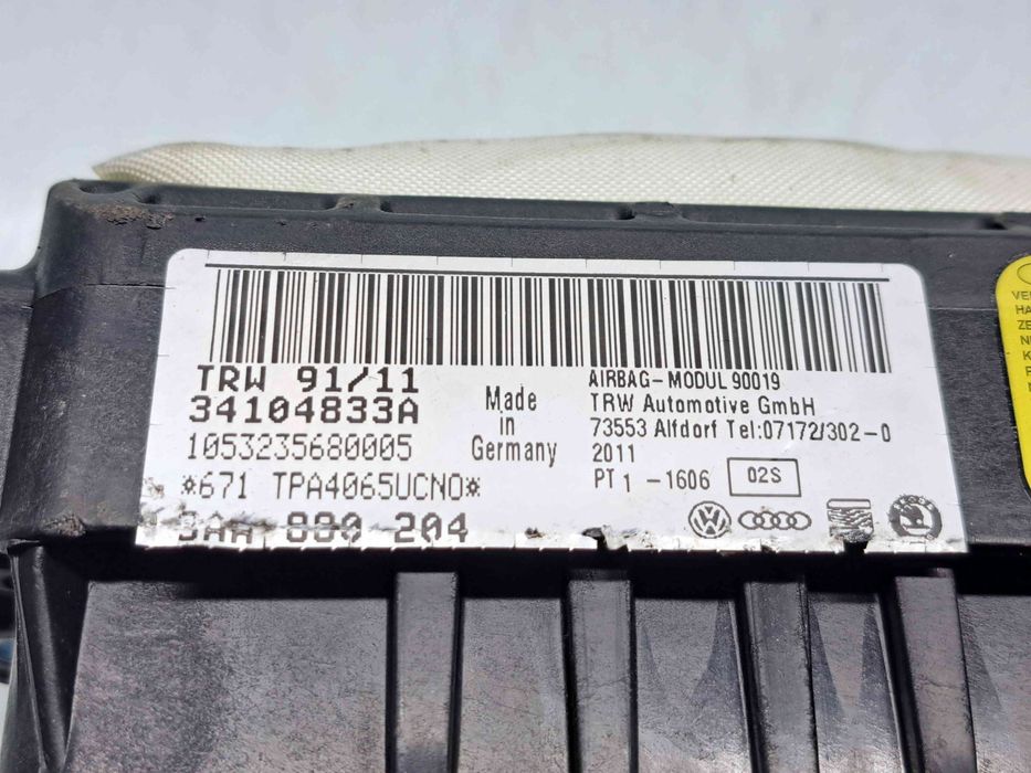 Airbag pasager Volkswagen Passat B7 (362) [Fabr 2010-2014] 3AA880204