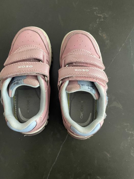 Adidasi Geox Disney Stitch, mar. 25, fete – roz, velcro, sistem Respira