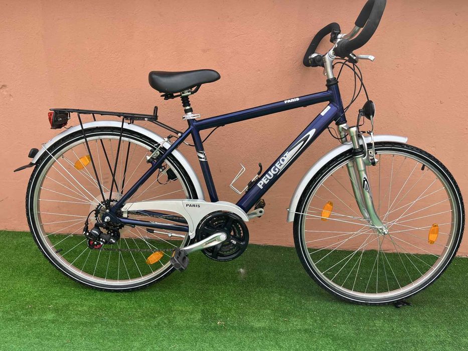 Като Нов Алуминиев Велосипед  PEGEOT 28цола 7х3 Внос Германия