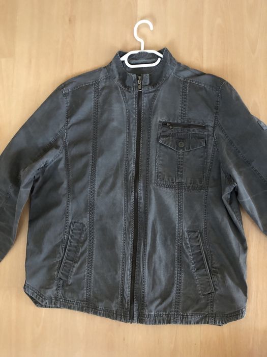 Дънкова риза XL,сива