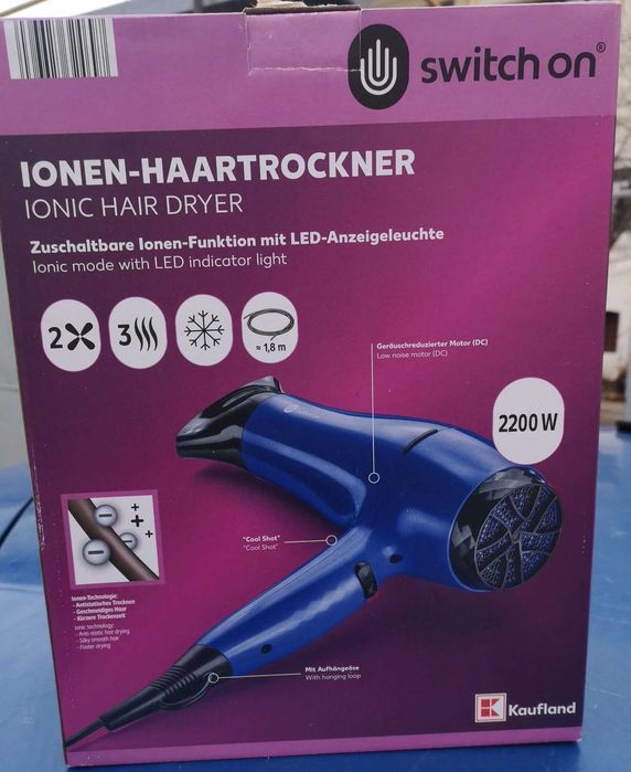 Foen NOU, uscător păr cu ionizare, 2200 W
