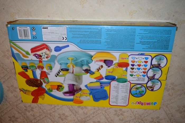 Masina de facut inghetata din plastilina - joc pentru copii