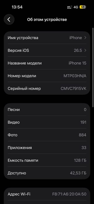 Продам phone 15 128 gb