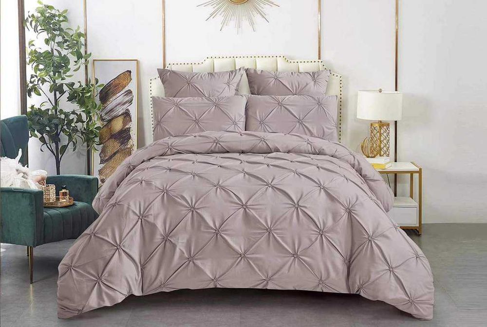 Set lenjerii de pat de una sau 2 persoane bumbac 6 piese