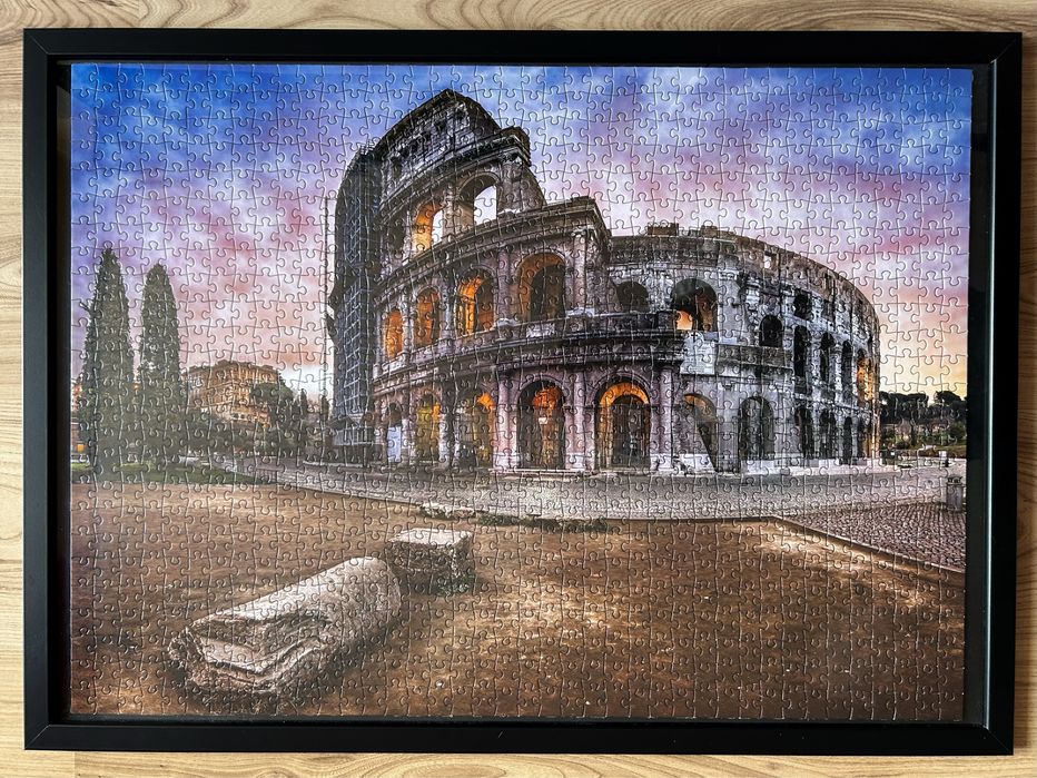 Нареден пъзел в рамка 50х70/1000 части/Рим/Подарък