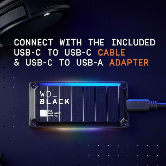 WD P40 gaming 2tb SSD extern NOU!