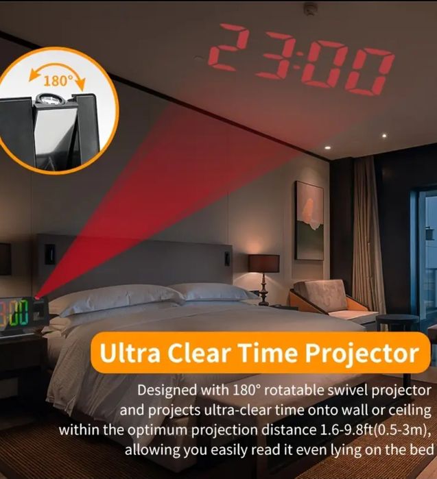 Часы с проектором