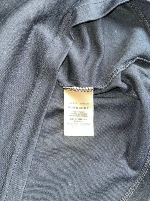 Поло Burberry XL- черно, 100% памук, много добро състояние