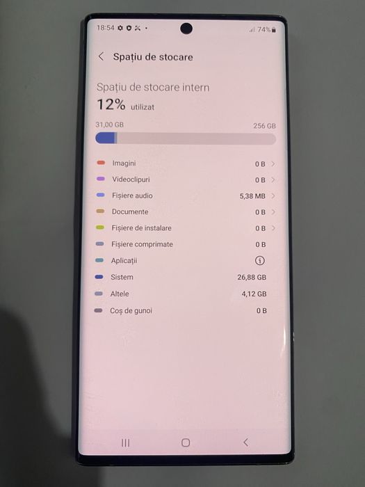 Telefon Samsung Galaxy Note 10+ (256 de GB) in stare impecabila