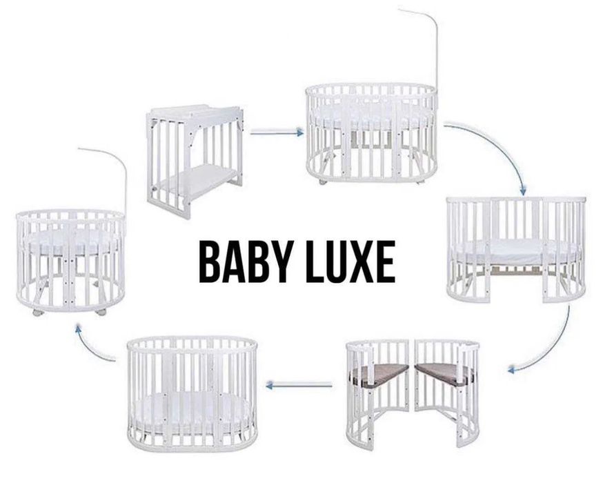 Детская кроватка трансформер Baby luxe
