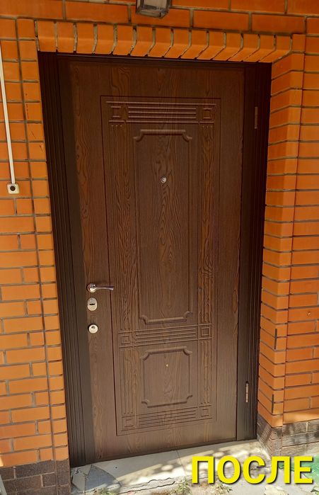 Реставрация дверей из металла.
