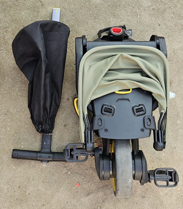 Tricicleta Pliabila Doona Liki Trike S3 - Desert Green - stare f buna