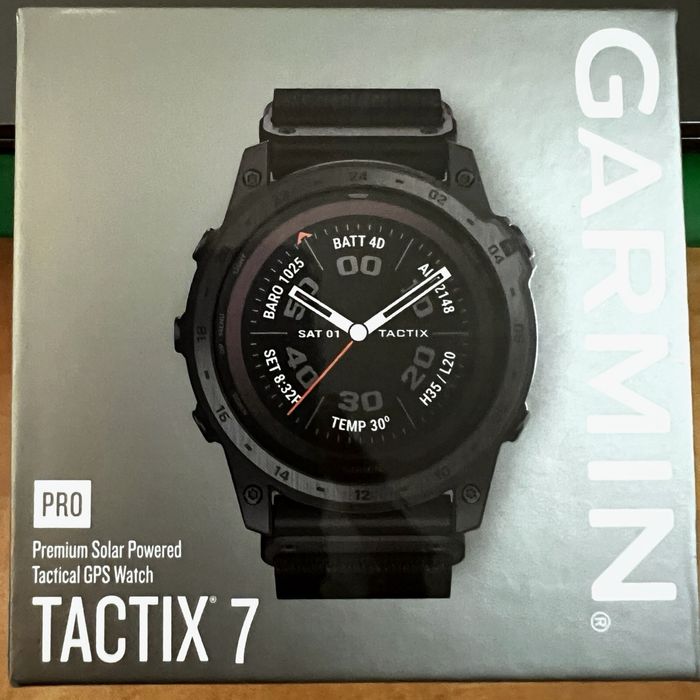 Garmin Tactix 7 Pro Solar, идеал, полный комплект, Астана
