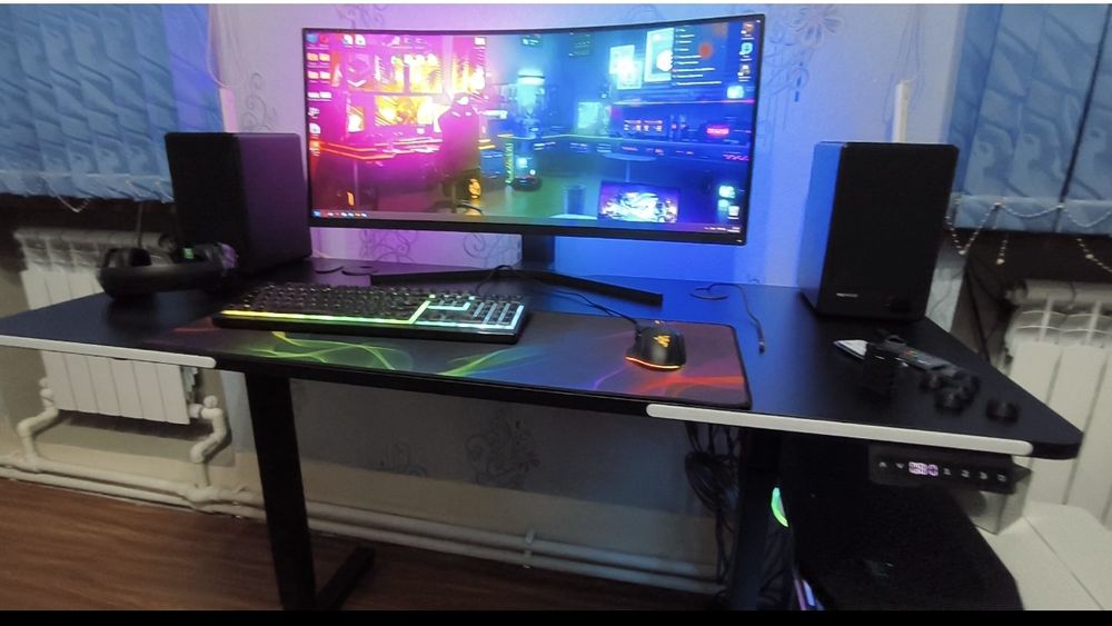 Игровой стол с регулировкой высотыот 74см до 110см 110 см