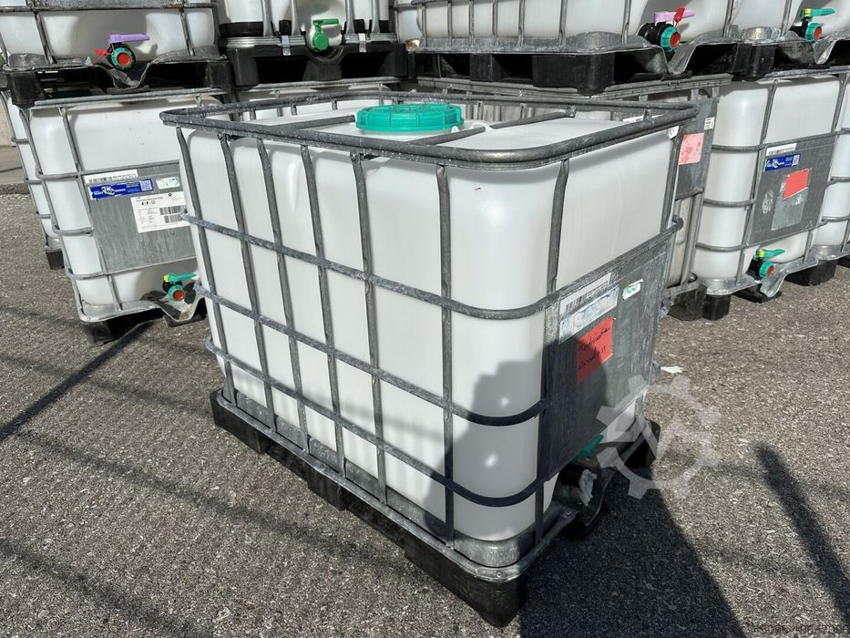 Бидон 1 тон 1000литра съд за вода ibc контейнет за течности хранителни