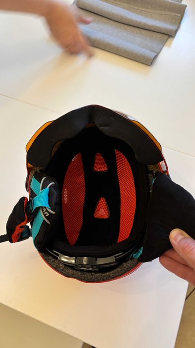 Cască schi Uvex copii cu vizieră integrată