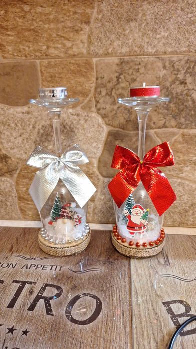 Коледни украси- ръчно направени