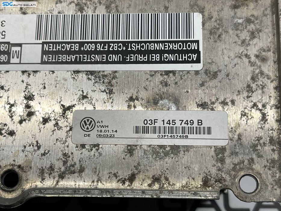 Termoflot Radiator Racitor Racire Ulei Motor Volkswagen Caddy 1.2 TSI CBZA CBZB 2011 - 2015 Cod 03F145749B