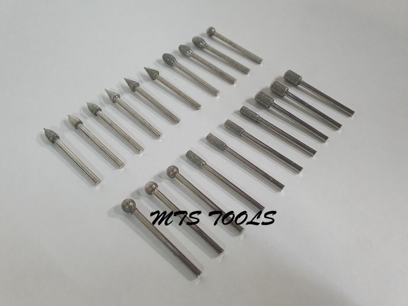 Set freze diamantate / Freza 20 piese