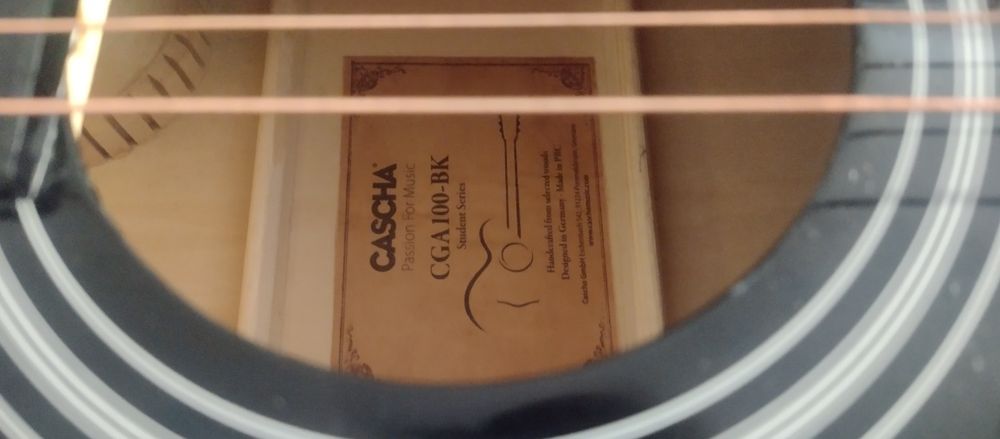 Chitara acustica cascha CGA-100 bk