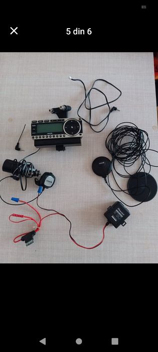 2 Radio Sirius pentru motociclete sau atv,cu FM și antena satelit, impermeabile la apă si alte intemperii. Sistem prindere pe ghidon sau parbriz