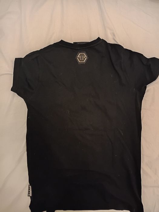 Tricou original Philipp Plein cu diamante