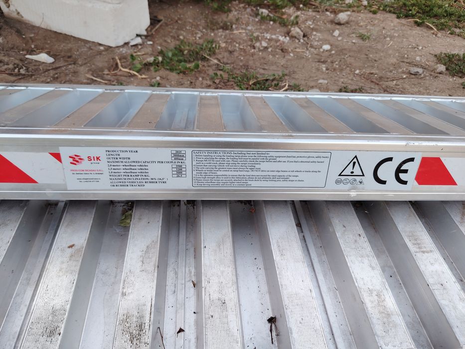 Rampe de aluminiu o singura data folosite