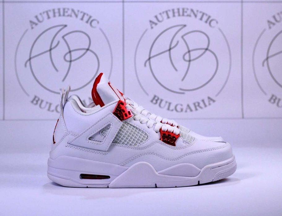 Nike Air Jordan Retro 4 Red Thunder Red Metallic Taupe Haze Zen Master