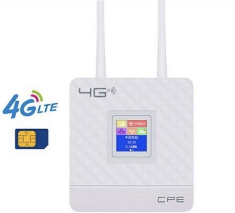 Wifi 4 g router sim kartalik