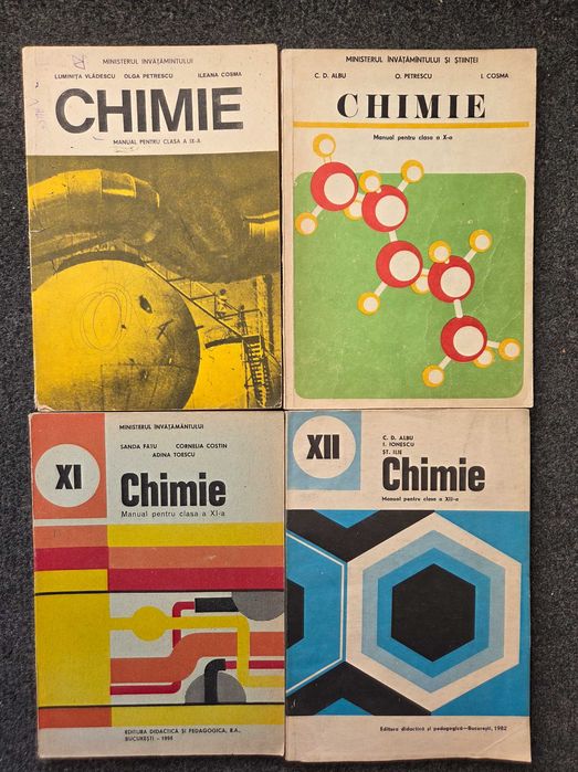 CHIMIE Manual clasa IX + X + XI + XII - Fatu, Albu, Cosma, Petrescu