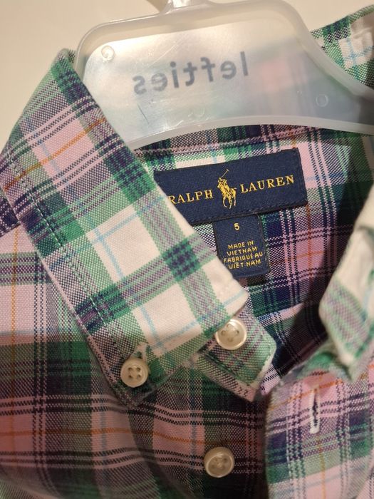 Camasi Ralph Lauren 5-6 T ca noi. Pret 100 ron