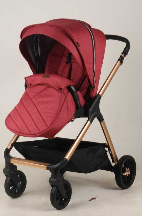 Carucior pentru Copii 3 in 1 All in One Visoli Bordeaux