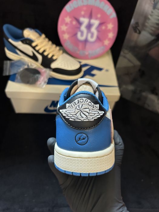 jordan 1 low fragment blue travis