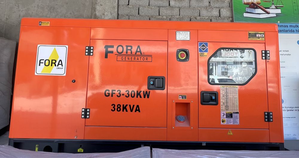 Генератор тока закрытый 30 КВ дизель 380В