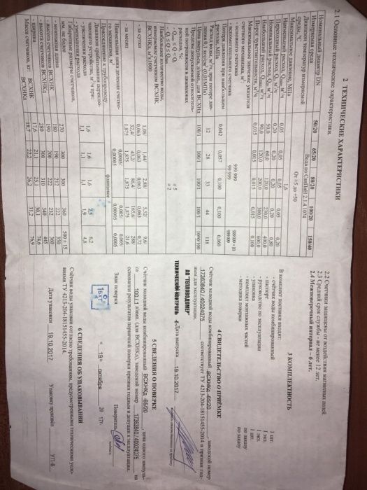 АО Тепловодомер с пломбами