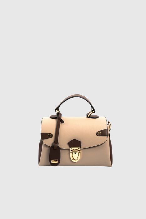 НОВО! ЛИКВИДАЦИЯ! Дамска чанта с метална закопчалка Silver&Polo