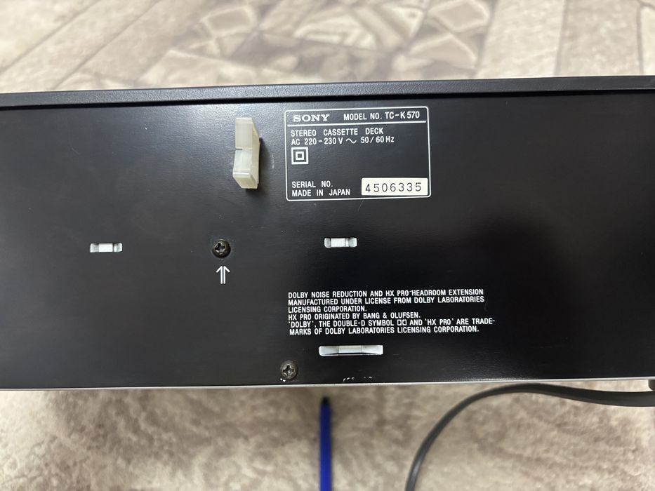 Deck Sony TC-K 570