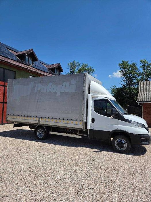 iveco daily an 2021   inmatriculat prelata 5 m lungime axa  spate dubla  impecabil  categ B