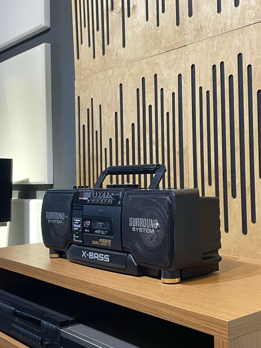 Radio casetofon boombox sharp wq t352 servisat