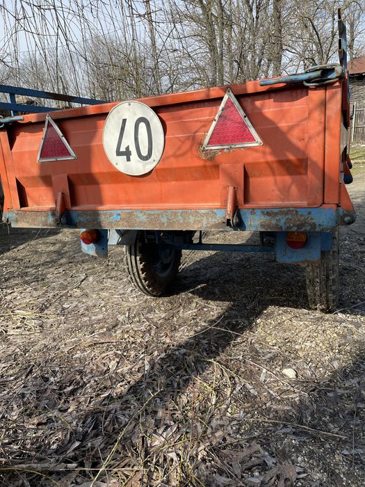 Oferta! Remorca  tractor italian, basculare manuala /ocazie doar saptamana asta la 4000 lei /pret absolut fix