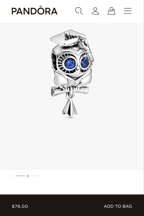 Pandora талисман “Към върха”