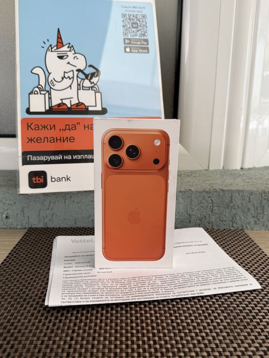 НОВ! 256Gb *ЛИЗИНГ* iPhone 17 Pro Cosmic Orange / 36М ГАРАНЦИЯ