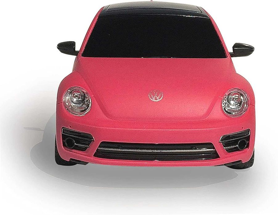 Розова кола с дистанционно Бийтъл VW Beetle 1:24 с промяна на цвета