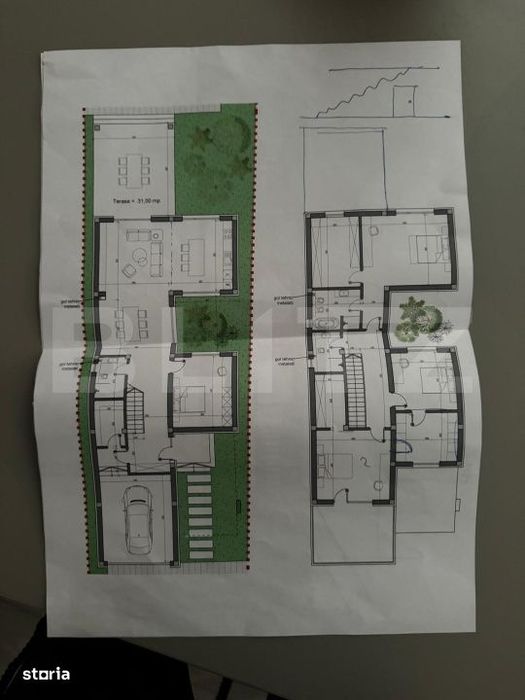 Teren cu proiect de constructie, Zona Perla Albestenilor